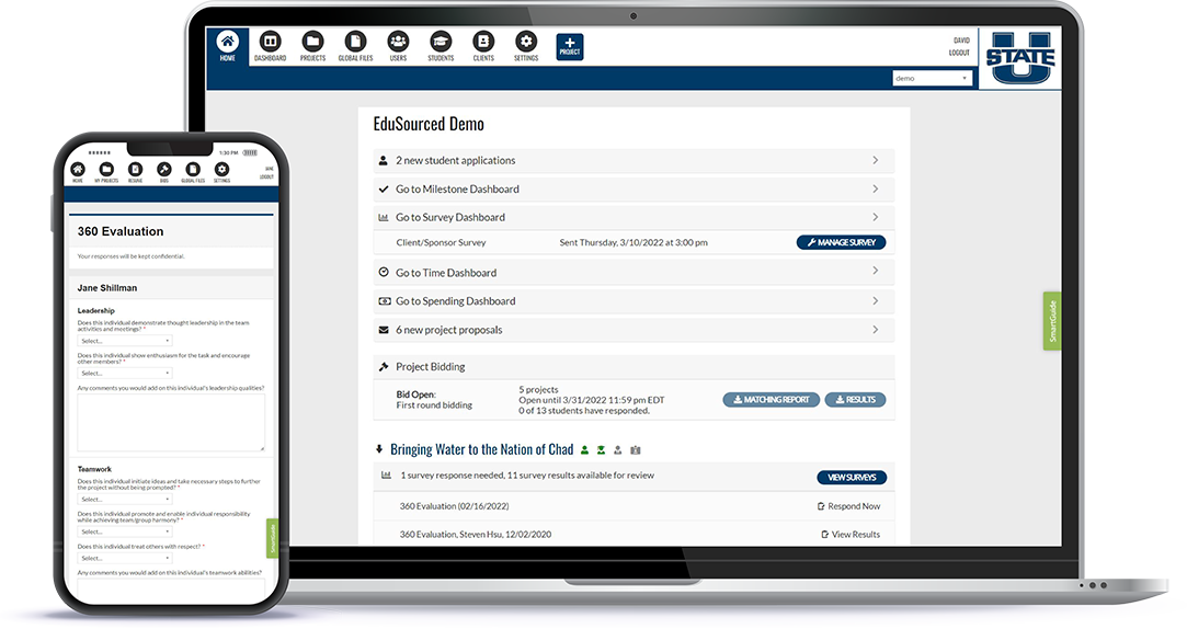 EduSourced Screens on Devices
