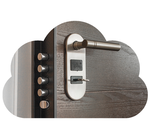 locked-door-cloud mini Secure cloud