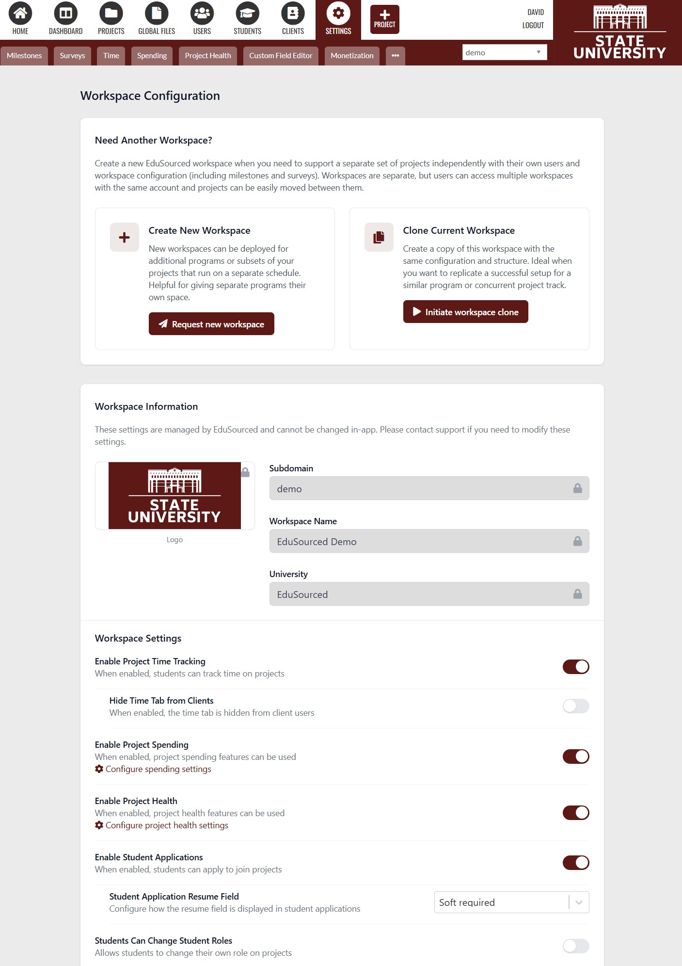 Workspace Configurator