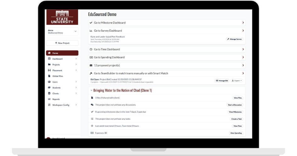 EduSourced platform view